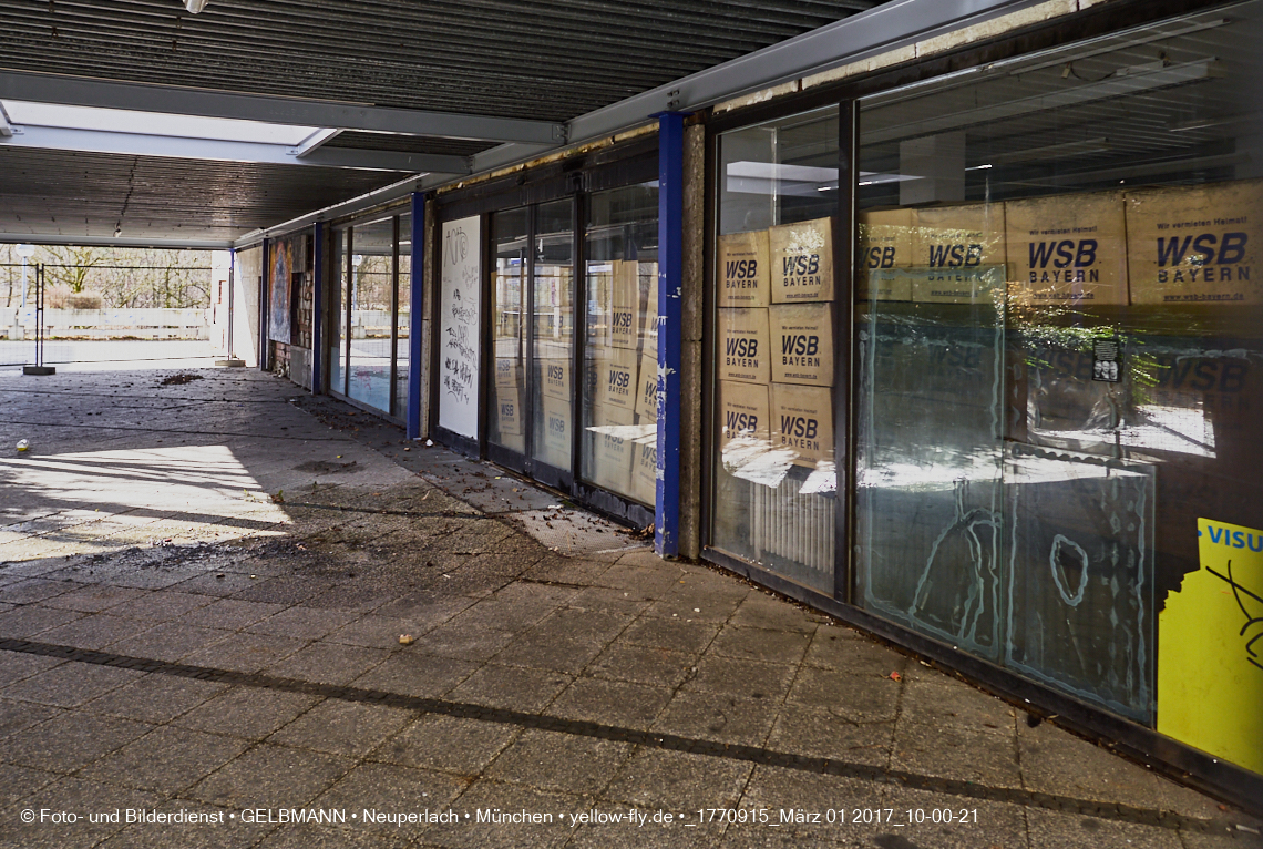 01.03.2017 - die Abrissbaustelle Quiddezentrum in Neuperlach